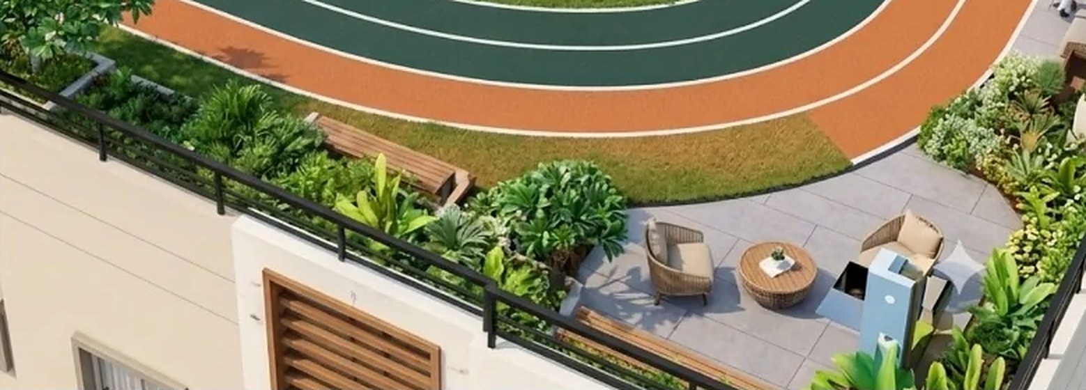 Sky walk with jogging track